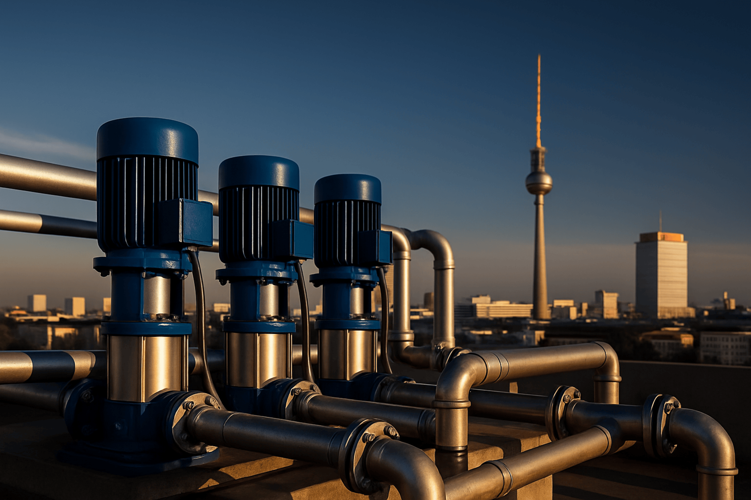 Wartung an einer Pumpe